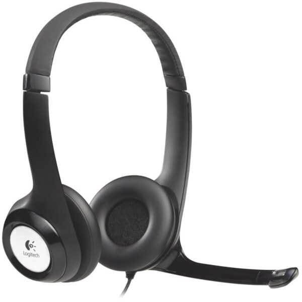 Logitech H390 USB slušalice sa mikrofonom, crne boje, sa mekim nastavcima za uši