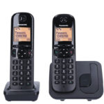 Panasonic KX-TGC212FXB crni bežični telefon sa osvjetljenom tipkovnicom i velikim zaslonom