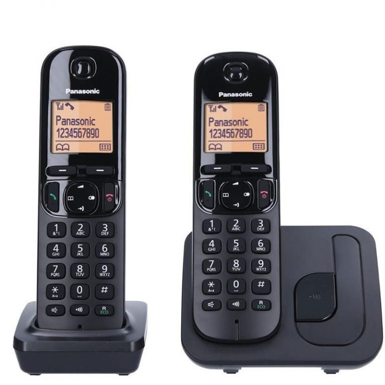 Panasonic KX-TGC212FXB crni bežični telefon sa osvjetljenom tipkovnicom i velikim zaslonom