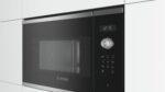 BOSCH ugradbena mikrovalna pećnica Serie 6 INOX sa crnim staklom