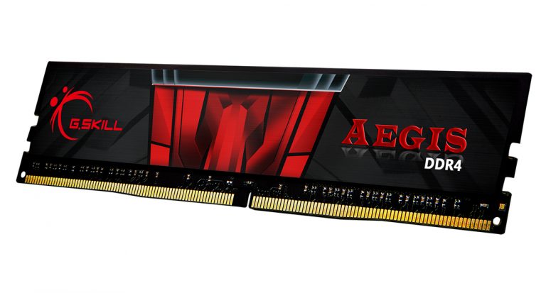 G.Skill Aegis 8GB DDR4 3200MHz RAM memorija na beloj pozadini