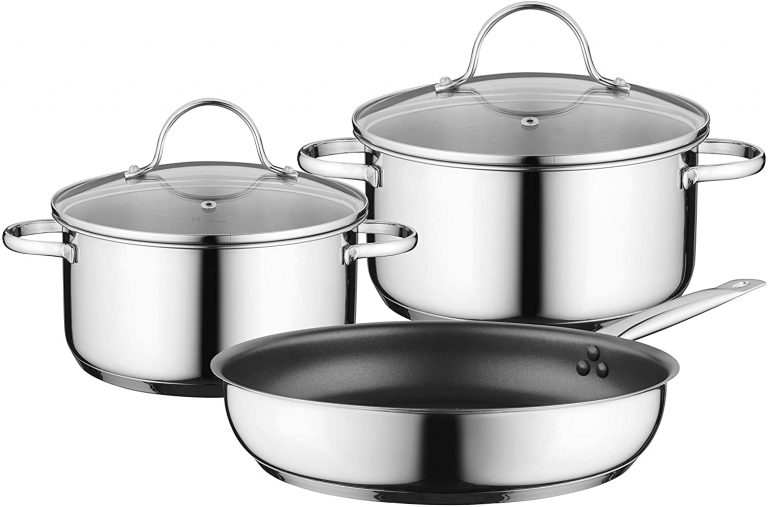 BOSCH INDUKCIONO posuđe set sa dve posude i tavom za indukcione ploče