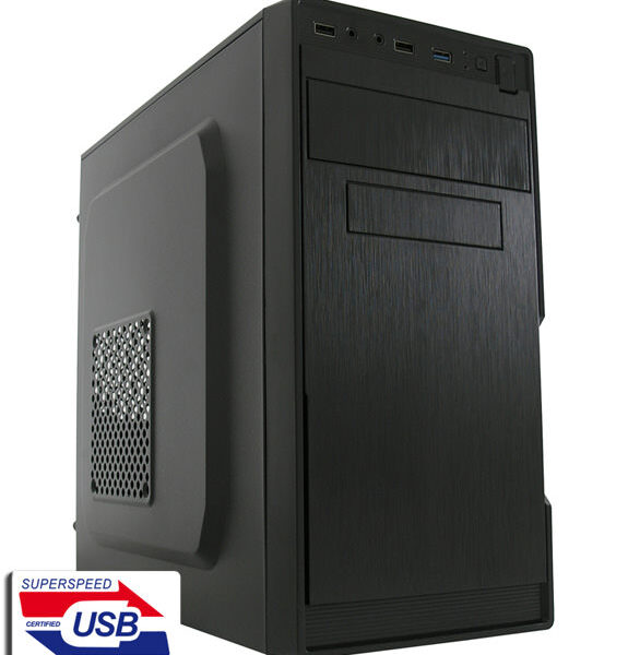 Crno LC-Power Micro-ATX kućište 2014MB sa USB portovima i ventilacijom