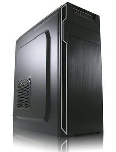 Crno LC-Power kućište LC-7038B Midi-Tower sa aluminijumskim izgledom prednje strane