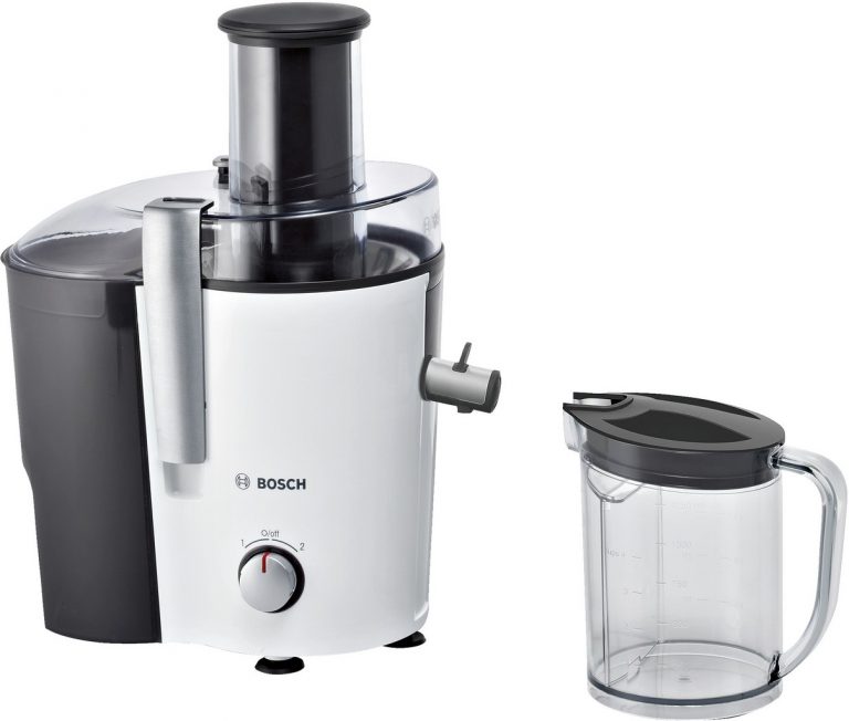BOSCH centrifugalni sokovnik MES25A0 VitaJuice 2 u bijelo-crnoj boji sa XL otvorom