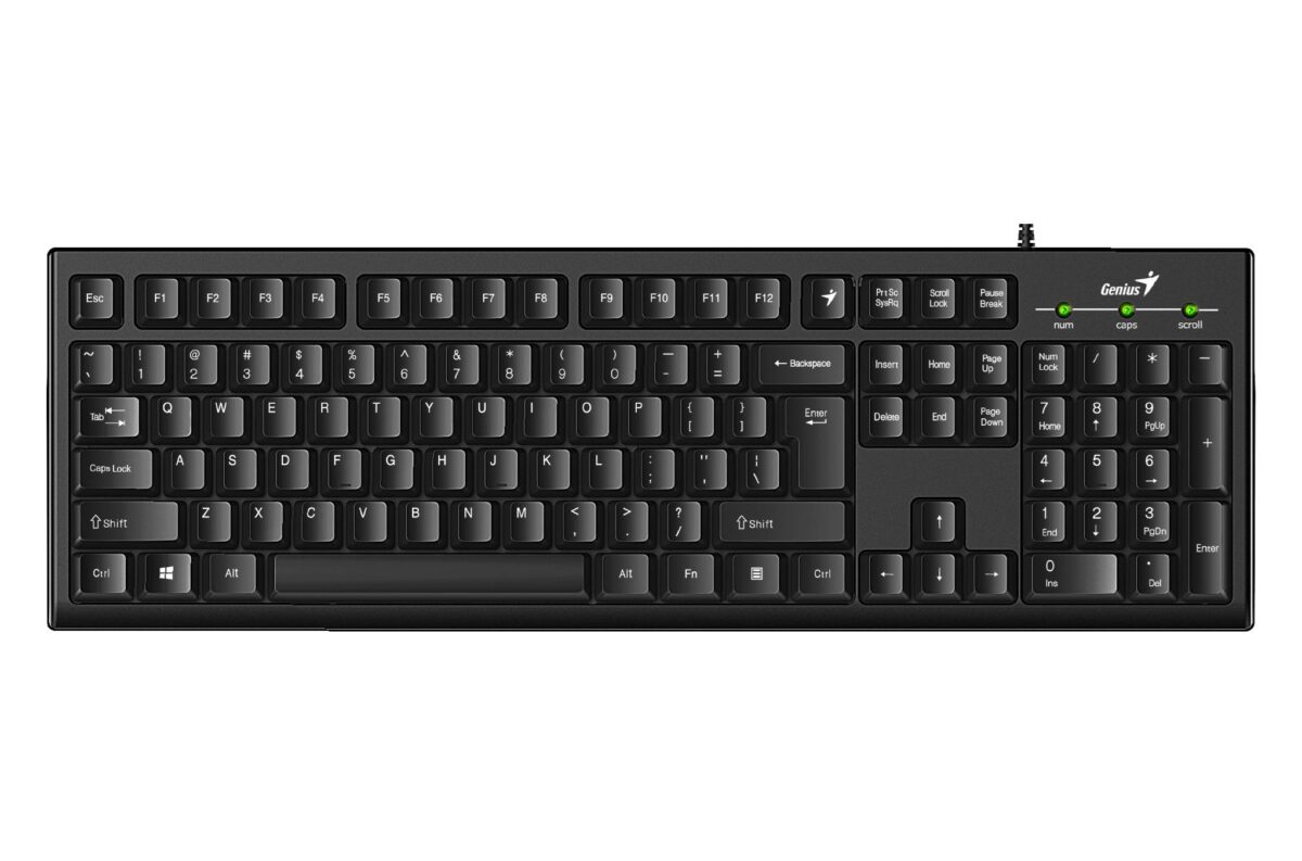 Crna Genius SmartKB-100 USB tastatura sa BH rasporedom tipki