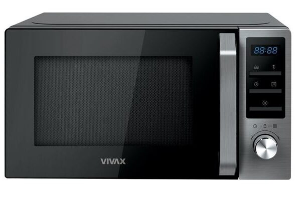 Crna Vivax HOME mikrovalna pećnica MWO-2079BG sa digitalnim upravljanjem i LED zaslonom