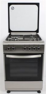Vivax HOME samostojeći štednjak FC-31602 BLX u inox-crnoj boji sa velikom pećnicom