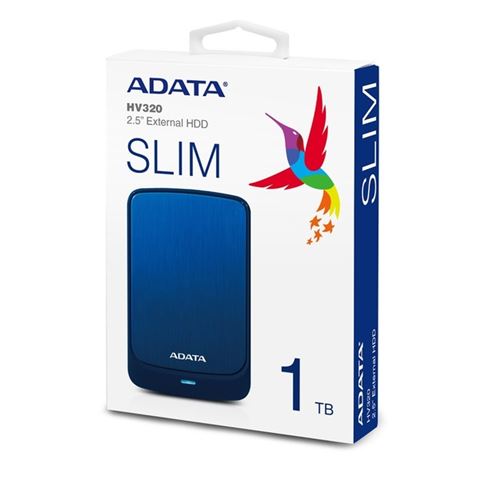ADATA HV320 1TB plavi eksterni hard disk sa USB 3.2 kablom