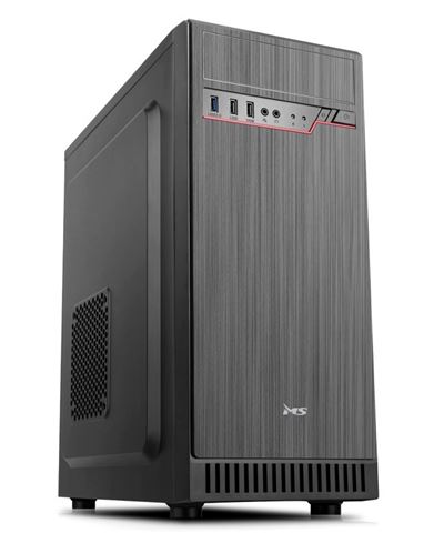 Crno MS RAIDER M325 kućište sa prednjim USB portovima i LED osvjetljenjem