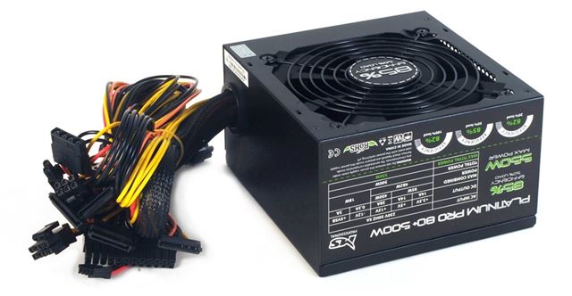 MS CORE M500 napajanje 500W sa crnim kućištem i ventilatorom