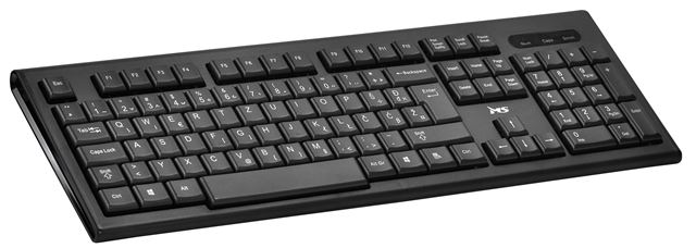 Crna MS ALPHA C100 žičana tipkovnica sa USB priključkom