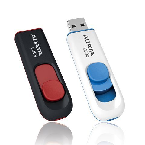 Plava ADATA 64GB C008 USB memorija sa kliznim priključkom