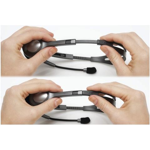 Crne Logitech H111 slušalice sa mikrofonom
