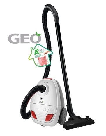 VIVAX HOME usisavač VC-701W GEO bijele boje sa HEPA filterom i ECO četkom