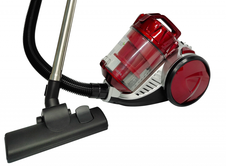 VIVAX HOME usisavač VCC-1800RR crvene boje sa snagom od 1800W