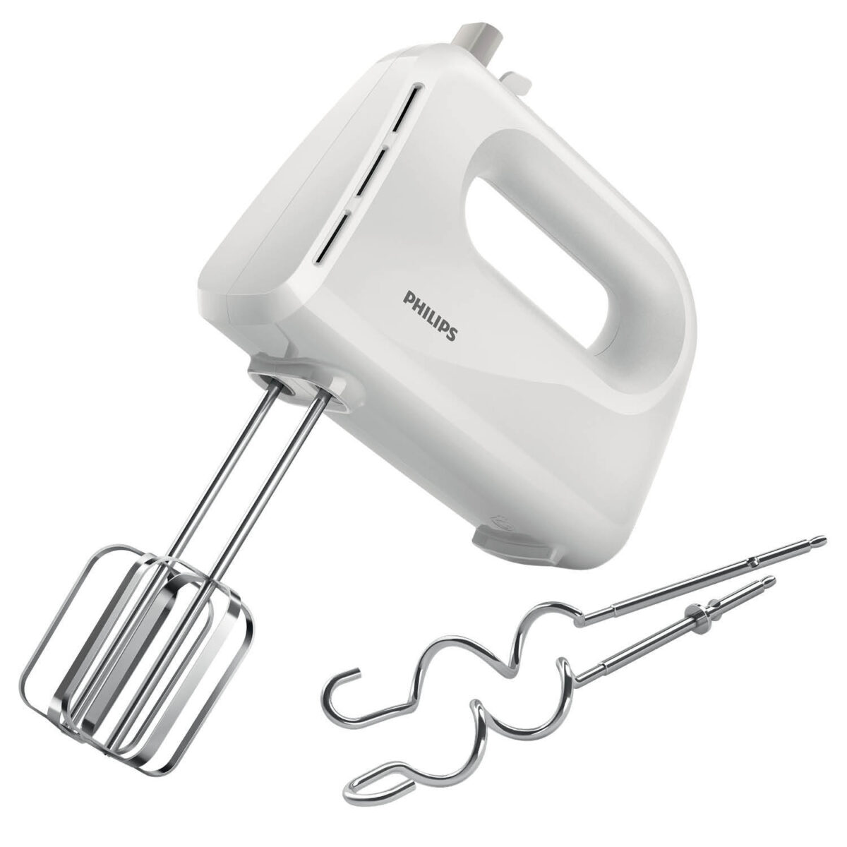 Philips mikser HR37050 na beloj podlozi sa mericem i nastavcima