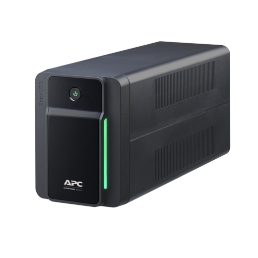 UPS APC BVX700LI - crni UPS uređaj sa LCD ekranom i više utičnica