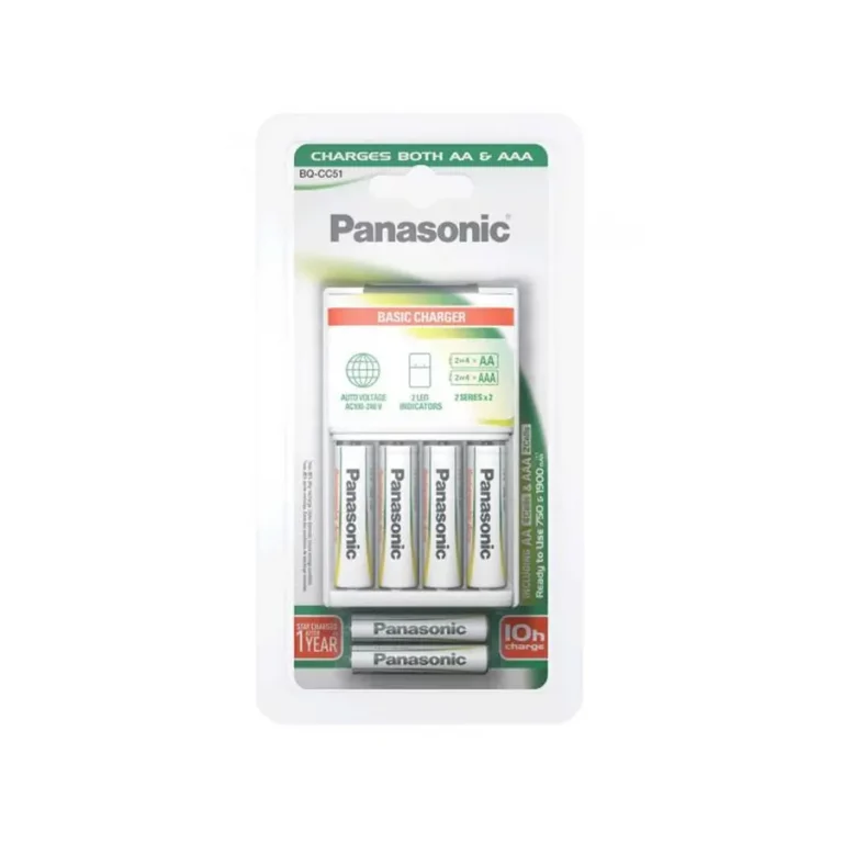 Panasonic punjač K-KJ51MGD42E sa NiMH baterijama AA i AAA