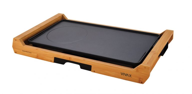 Vivax Home električni grill EG-4020HZ sa neljepljivom površinom za pečenje
