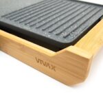 Vivax HOME električni grill EG-4020B sa neljepljivom površinom i bambus kućištem