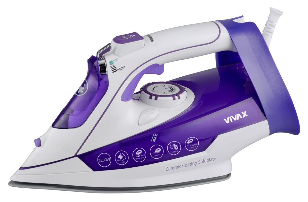 Vivax Home pegla IR-2202CP sa keramičkom podlogom i digitalnim displejem