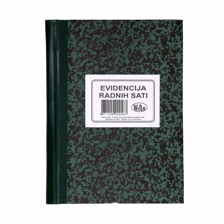 VI Šihterica A5 BIH s tvrdim povezom i 100 listova