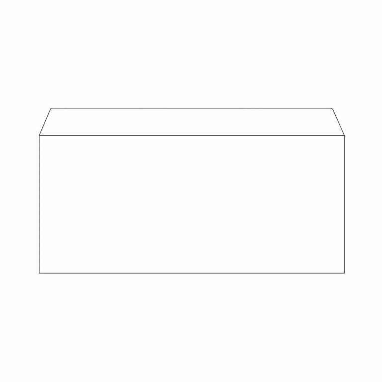 TTO koverta Amer. BP 1/1000 Bi bez prozora, dimenzije 110x230mm