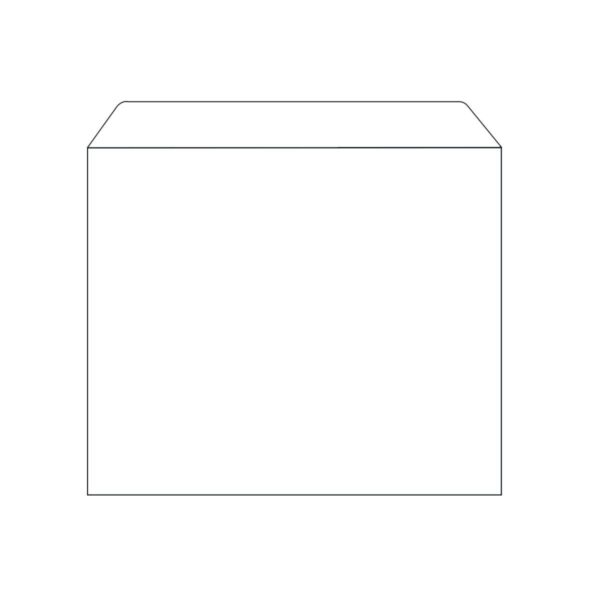TTO koverta B6 strip, bele boje, dimenzije 126x176mm