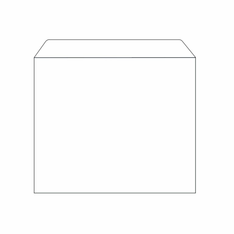 TTO koverta B6 strip, bele boje, dimenzije 126x176mm