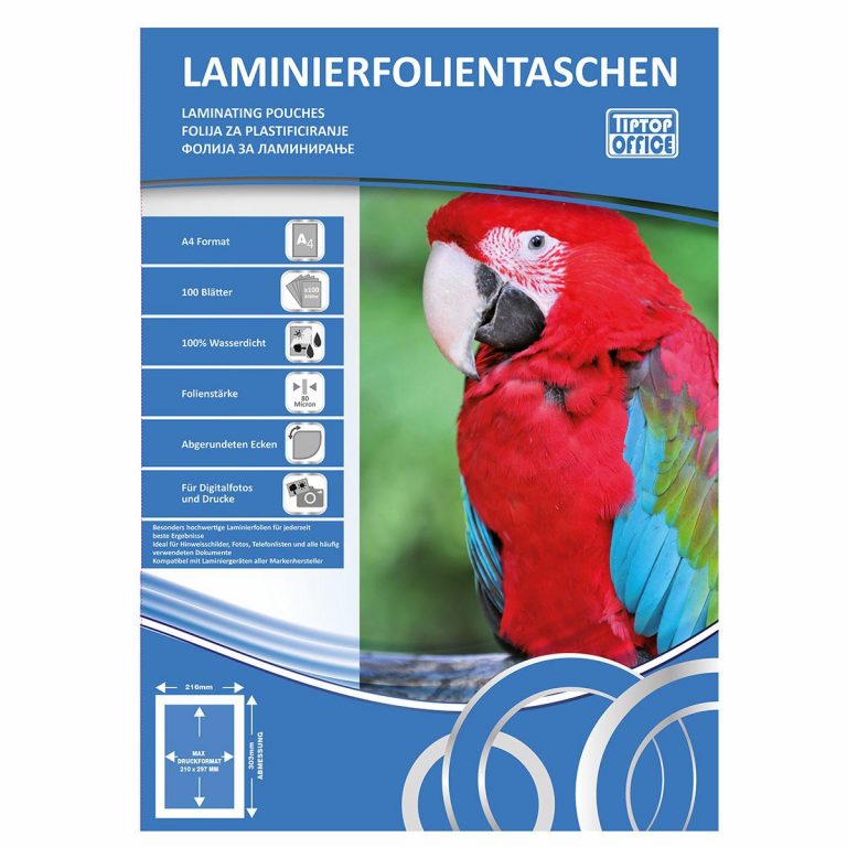 Transparentna TTO folija 80mic A4 za laminiranje dokumenata