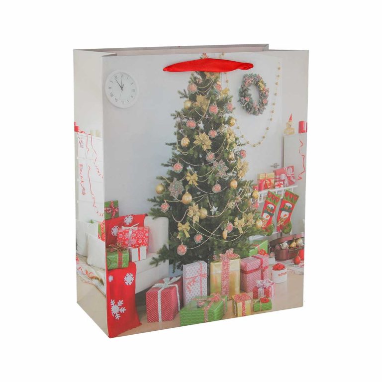 Novogodišnja vrećica SB NG XL Kugla III sa ukrasnim motivima