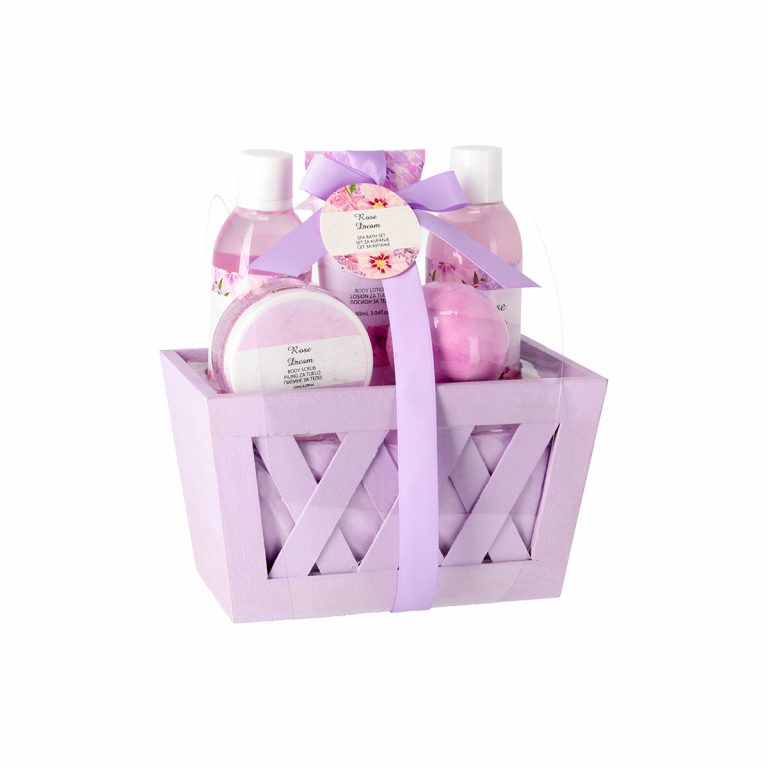 PM Spa Set Rose Dream - luksuzni set za kupanje u elegantnoj kutiji sa gelom, losionom, kupkom, pilingom i šumećom bombom