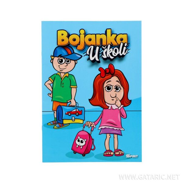 TTS Bojanka U školi sa šarenim školskim motivima za djecu