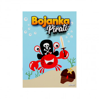 TTS Bojanka Pirati sa slikama pirata za bojenje, dimenzija 210x296mm