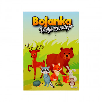 TTS bojanka sa ilustracijama divljih životinja za djecu