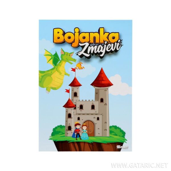 TTS Bojanka Zmajevi sa ilustracijama zmajeva za djecu