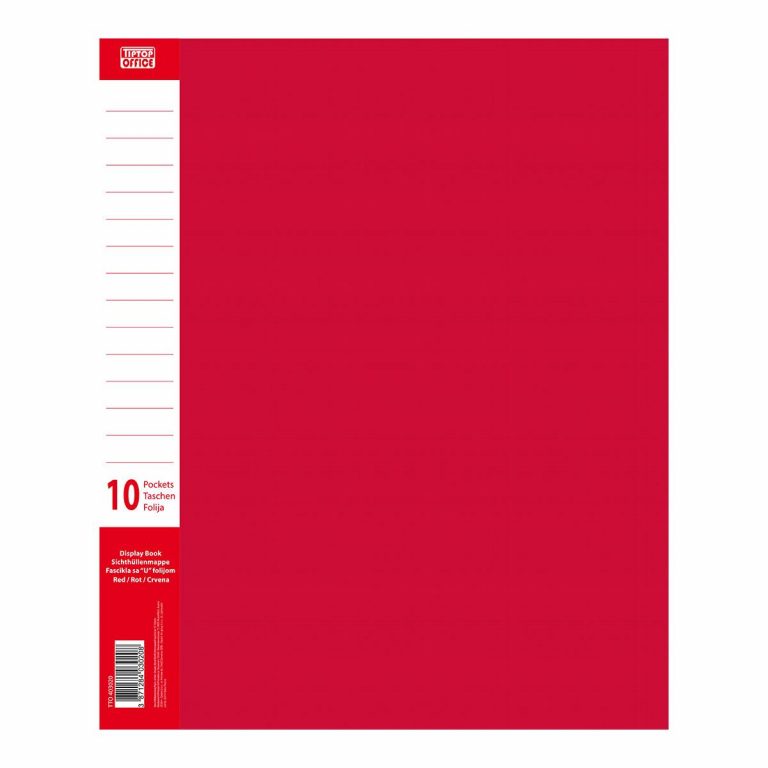 TTO fascikla PVC 10 folija cv, A4+ format sa polipropilenskim koricama