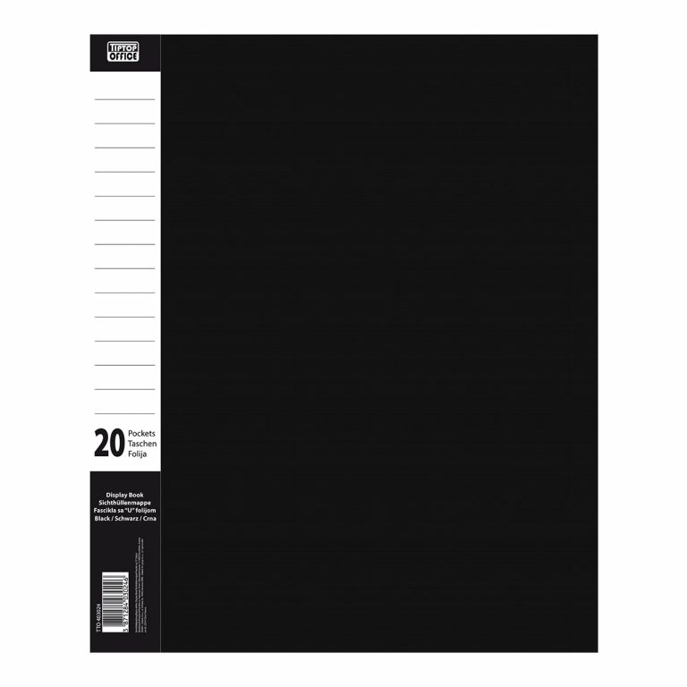 TTO fascikla PVC 20 Folija Cr, A4+ formata sa crvenim koricama