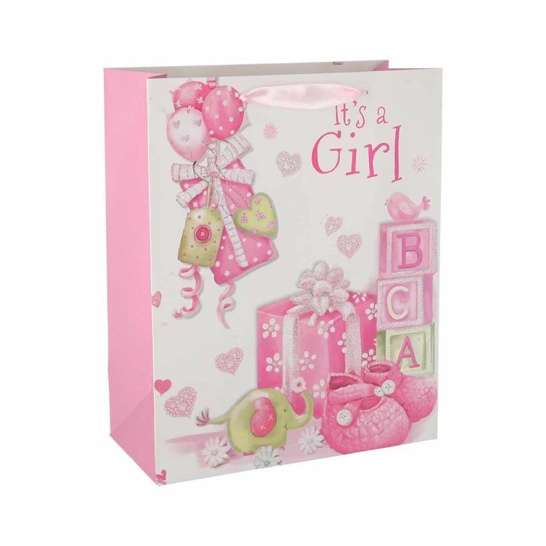 SB Vrećica L BabyGirl sa motivom bebe i tekstom 'It's girl'