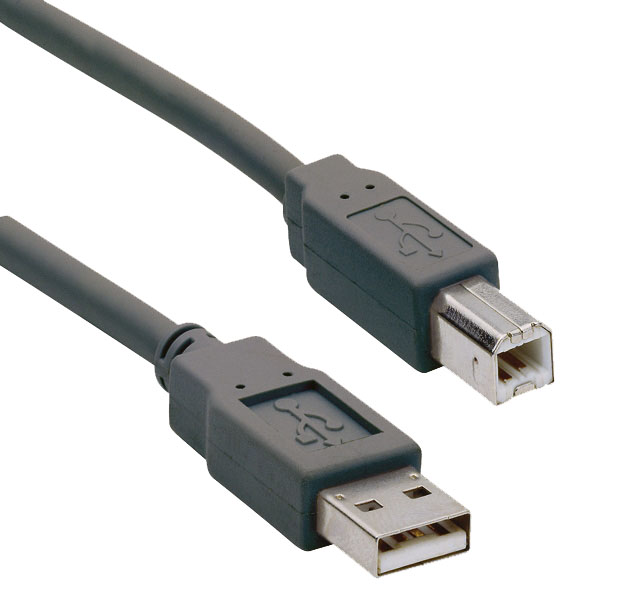 AX Kabal USB A/B 3m plave boje sa priključcima tipa A i B