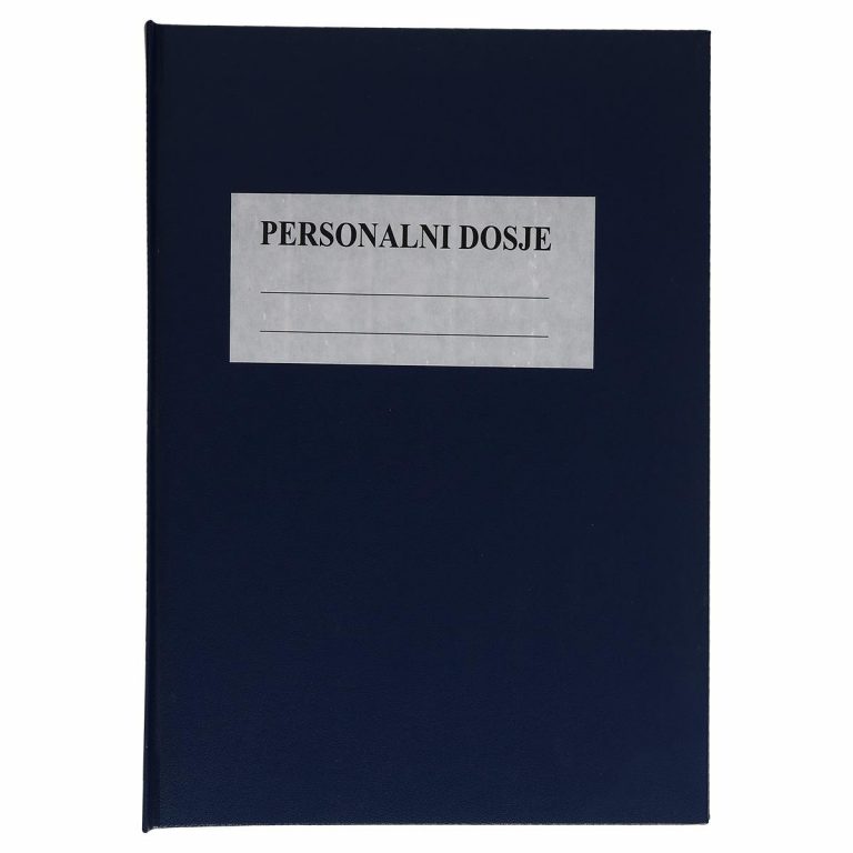 Personalni dosije na latiničnom pismu sa belom koverom