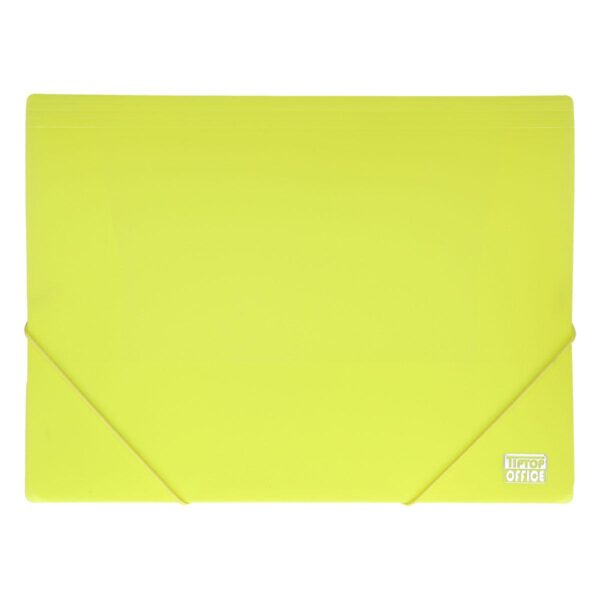 Žuta TTO fascikla od PVC materijala u A4 formatu sa dve elastične gume