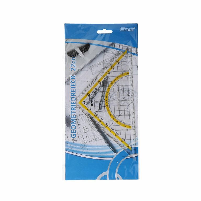 TTS Trokut 25cm GRAPH - transparentni lenjir za precizno crtanje