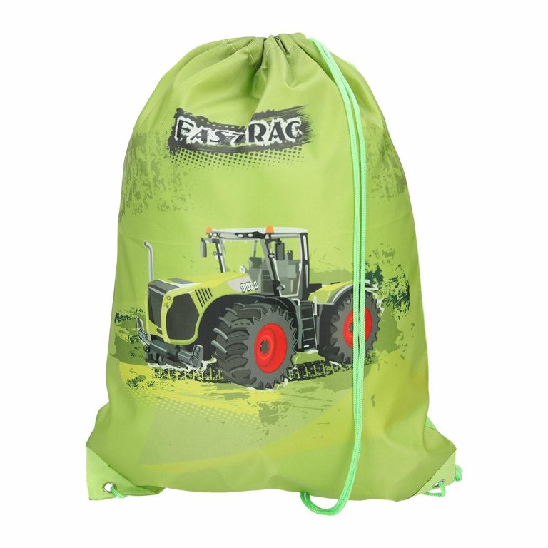 TTS Sport Torba TRACTOR 19 - crna vrećica za patike sa špagom i sigurnosnim kopčama