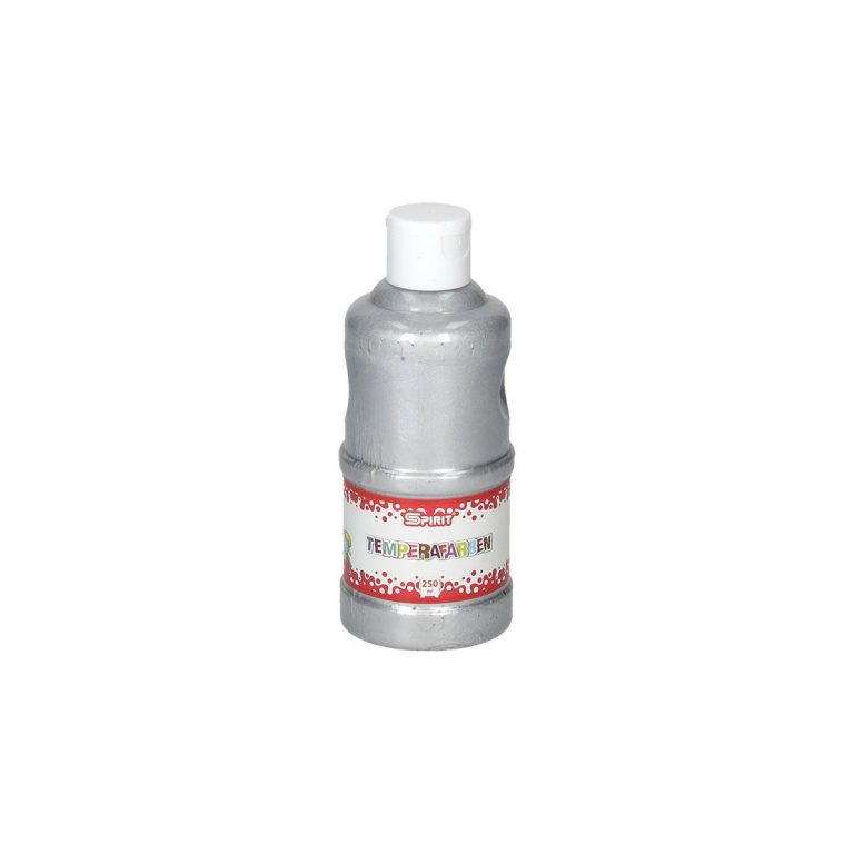 TTS Tempera boja u srebrnoj boji, 250ml u PVC tubi