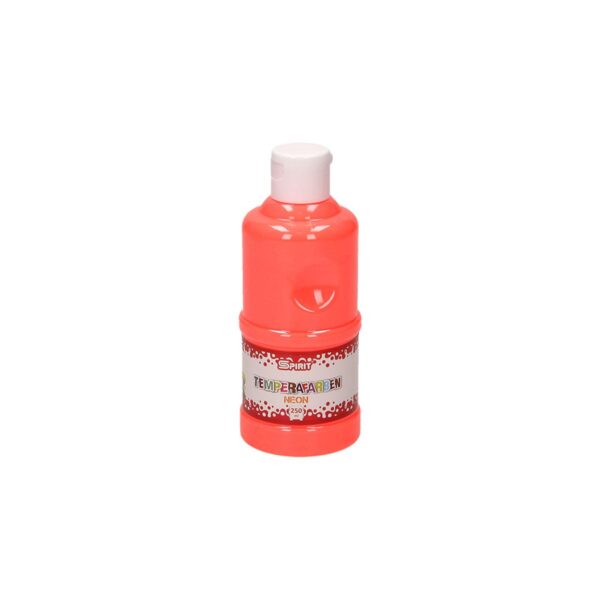 TTS neon narandžasta tempera u PVC tubi od 250ml