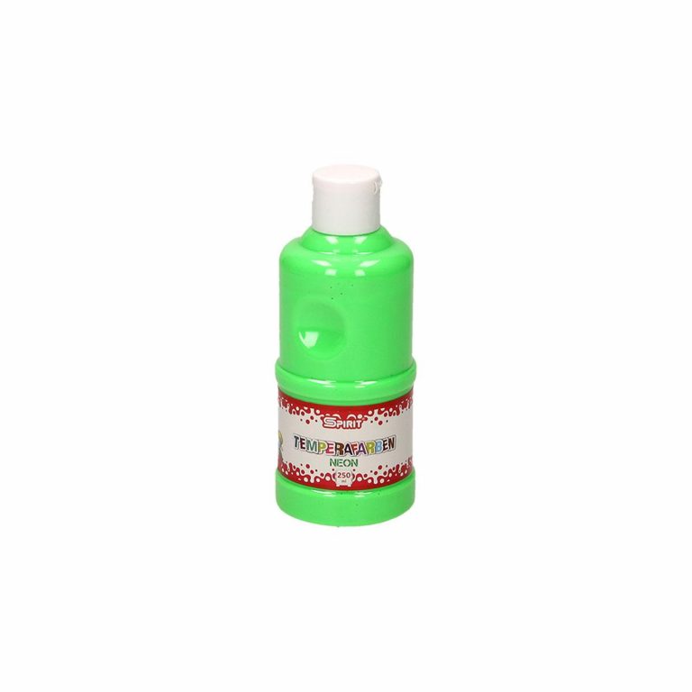 TTS Tempera boja u neon zelenoj boji, 250ml u PVC tubi