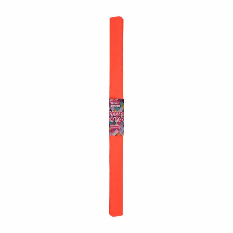 Fluorescentni TTS krep papir u različitim bojama, dimenzije 200x50cm