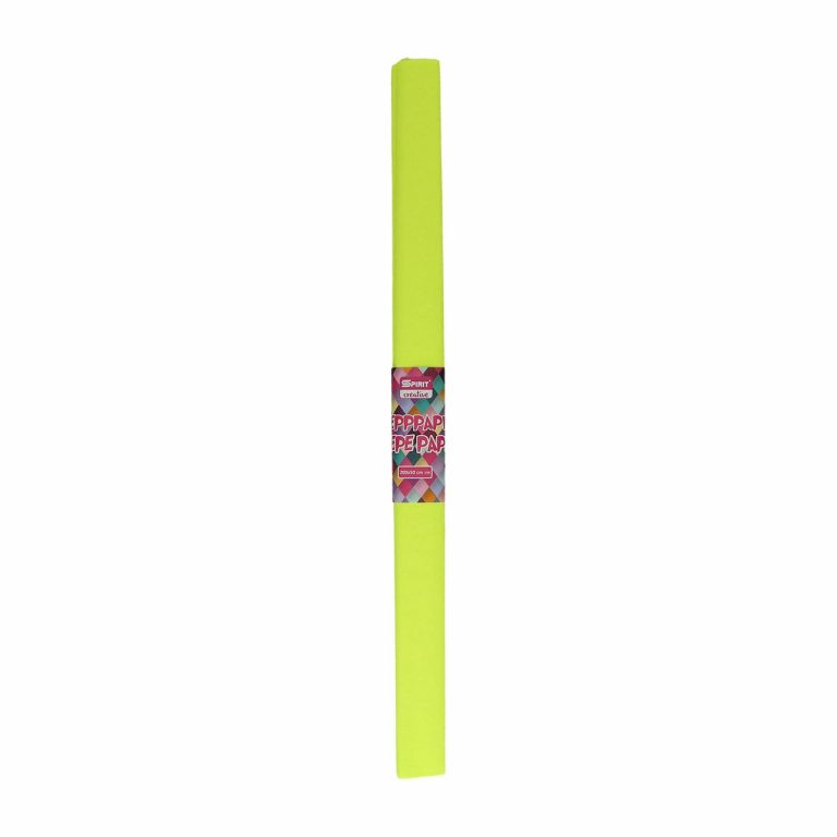 Fluorescentni žuti TTS krep papir 200x50cm